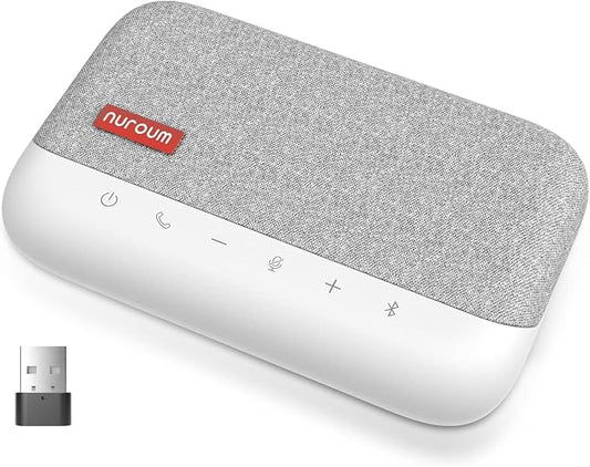 NUROUM A15 Bluetooth Conference Speaker and Microphone, 360° Voice Pick up & by Nuroum