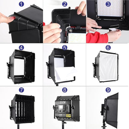 GVM Upgrade 800D RGB Video Light Kits - Image 3