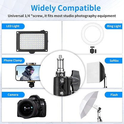 2 Pack adjustable 7ft Aluminum Photography Light Stand, Portable Light Tripod - Image 3
