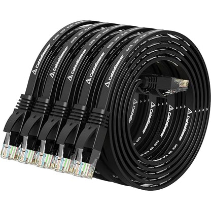 Cat 6 Ethernet Cable 3 ft Flat Internet Network Cables by CableGeeker