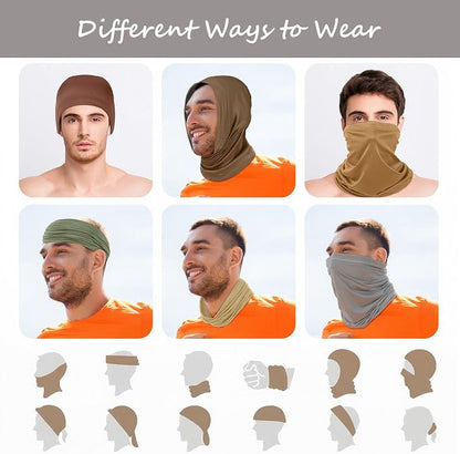 Geyoga 6 Pieces Summer UV Protection Cooling Neck Gaiter Face Clothing Neck - Image 4