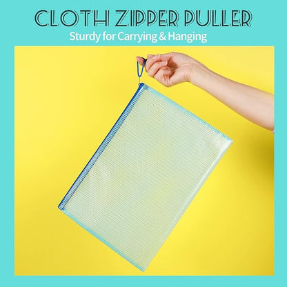 LEOBRO Mesh Zipper Pouch Bags, 13.2"x 9.2" Zipper Pouch, Storage Bags Pouch - Image 7