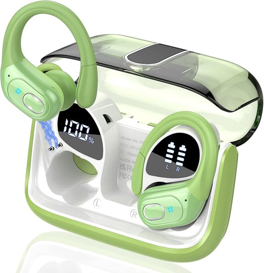 Wireless Earbuds 75hrs Bluetooth 5.4 Headphone Sport, 2025 Bluetooth Earbuds by Aptkdoe