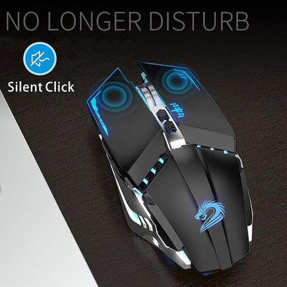 TENMOS T12 Wireless Gaming Mouse Rechargeable, 2.4G Silent Optical Wireless - Image 4