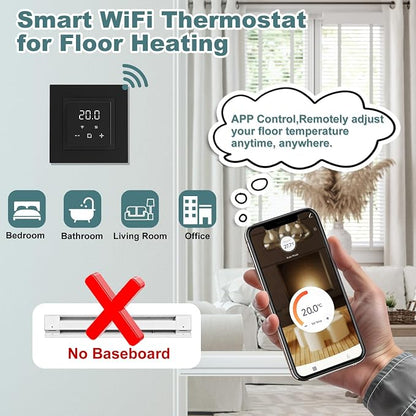 HEATIT Programmable Thermostat, WiFi Smart Thermostat - Image 3