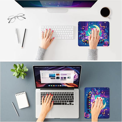 ITNRSIIET Mouse Pad Non-Slip Rubber Base Smooth Surface Stitched Edges - Image 2