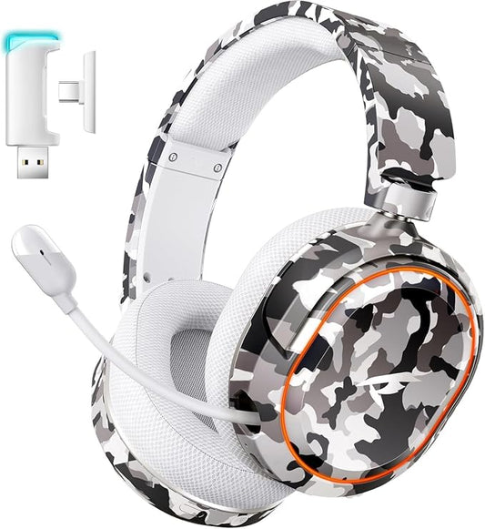 Wireless Gaming Headset, 7.1 Surround Sound, 2.4GHz USB Gaming Headphones by Valorise