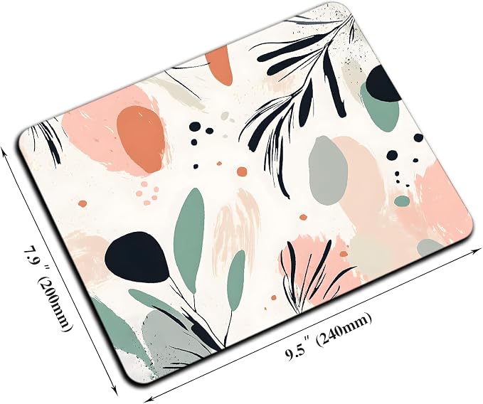 Mouse Pad, Cute Aesthetics Art Boho Mouse Pads - Image 2
