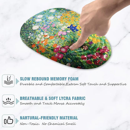Mouse Pad, Cute Floral Mouse Pad - Image 4
