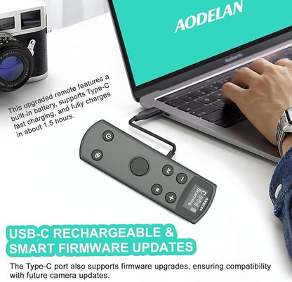 Remote Control for Canon Camera, Rechargeable Wireless Shutter Release - Image 3