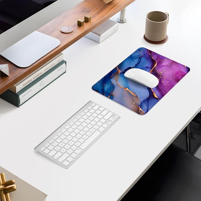 ITNRSIIET Mouse Pad Non-Slip Rubber Base Smooth Surface Stitched Edges - Image 7