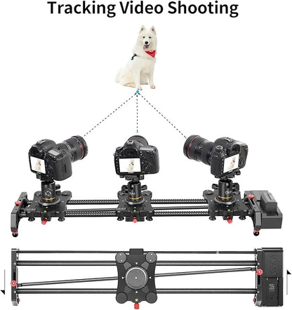 GVM Motorized Camera Slider, Motorized Time Lapse and Video Shot Follow Focus - Image 4