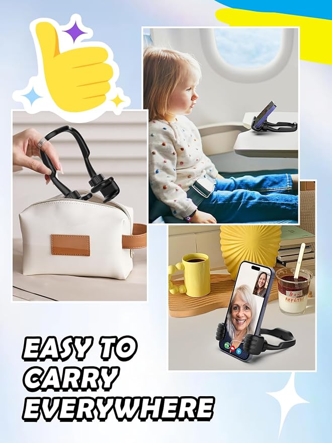 Thumbs Up Lazy Cell Phone Stand: Back to School Supplies Gifts - Image 7