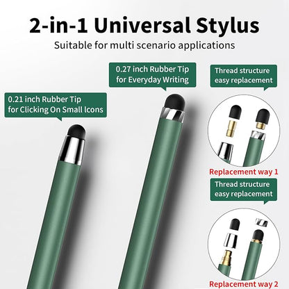 Stylus Pen for Touchscreen, 2-in-1 Stylus Pen for iPad, High Sensitivity - Image 2