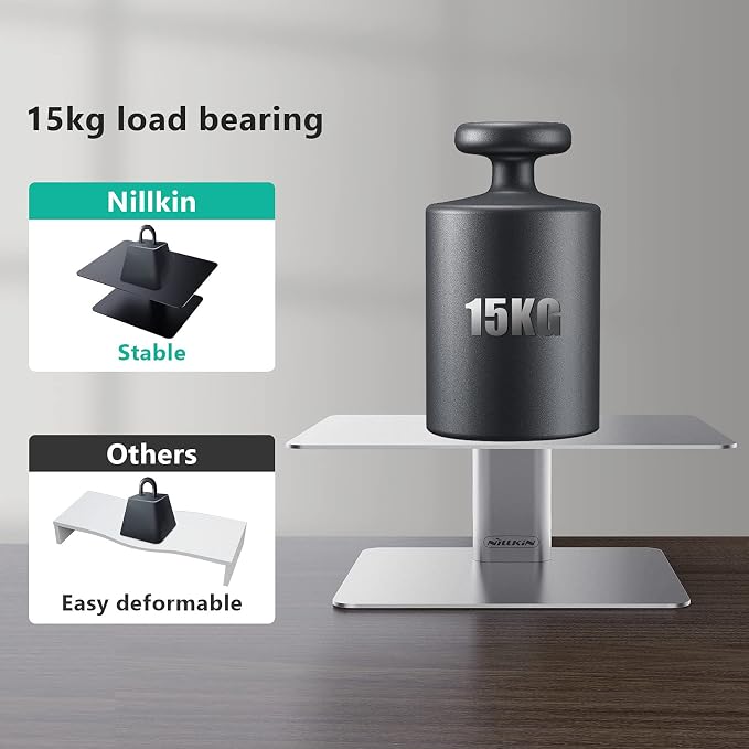 Nillkin Monitor Stand for Desk, Adjustable Height Computer Monitor Stand - Image 7