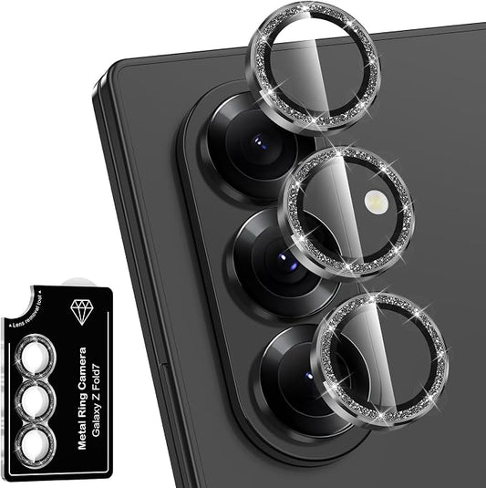 for Samsung Galaxy Z Fold 7 Camera Lens Protector, Individual Metal Ring by Btscase