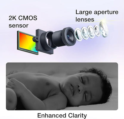 VTech Smart WiFi Baby Monitor, 2 Cameras - Image 5