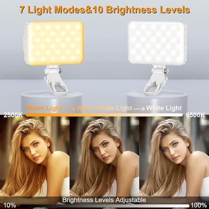 Selfie Light, LED Camera Light Video Lights 60 LED 2200mAh Rechargeable Phone - Image 3