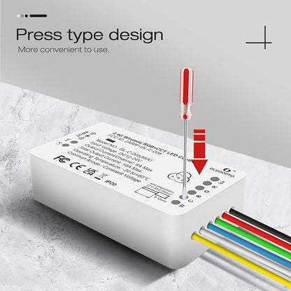 GLEDOPTO ZigBee 3.0 LED Strip Controller RGB+CCT Mix Dimmable Compatible - Image 8