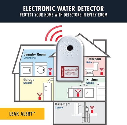 Zircon Leak Alert Electronic Water Leak Detector & Flood Sensor Alarm - Image 3