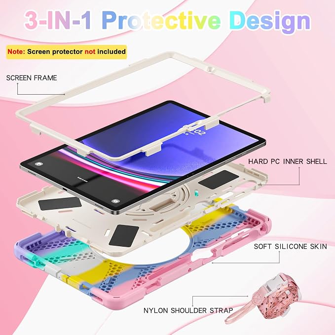 BRAECN for Galaxy Tab S10 Plus Case 2024&S9 FE Plus/S8 Plus/S7 Plus /S7 FE 12.4 - Image 6