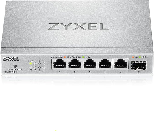 Zyxel 5 Port Network Switch | 2.5Gb Multi Gigabit Switch | Unmanaged | 5X 2.5G by ZYXELNETWORKS