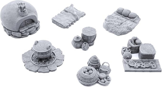 EnderToys Forest Ranger Furnishings by Printable Scenery, 3D Printed Tabletop by EnderToys