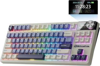 RK ROYAL KLUDGE S85 Wireless Mechanical Keyboard, 85% Wireless TKL Keyboard by MechanicalGamingKeyboard