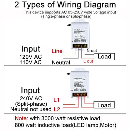 30A Heavy Duty WiFi Wireless Smart Switch - Image 2