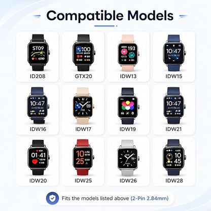 Smartwatch Charger, 2-Pin Magnetic Charging Cable - Image 3