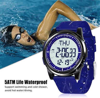 Beeasy Digital Watch for Men Women, 50M Waterproof, Ultra-Thin & Lightweight - Image 2