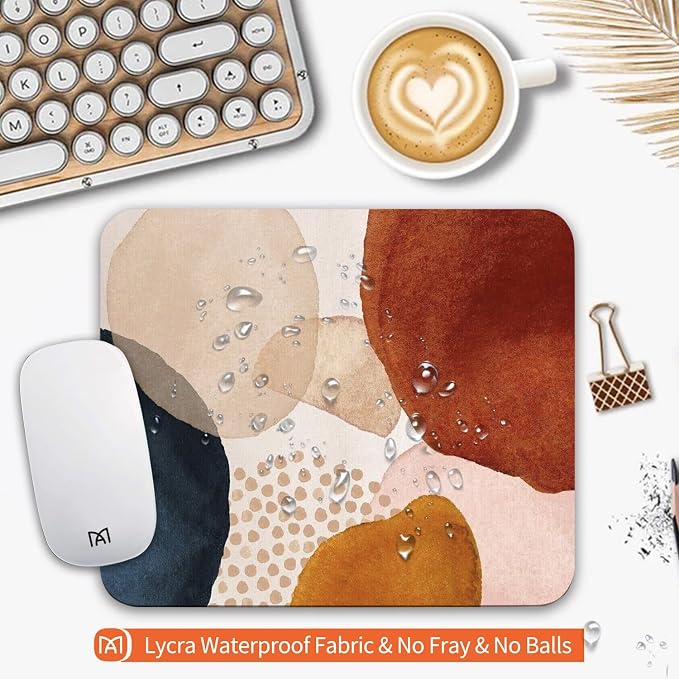 Square Mouse Pad Abstract Marble 2, Personalized Premium-Textured Custom Mouse - Image 3