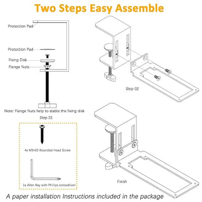 HTLAKIKJ Desk Mount for Flight Sim Joystick-Compatible - Image 6