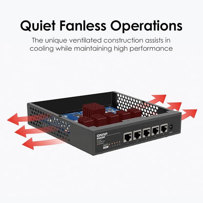 QNAP 5-Port 10GBASE-T Unmanaged Switch - Image 5