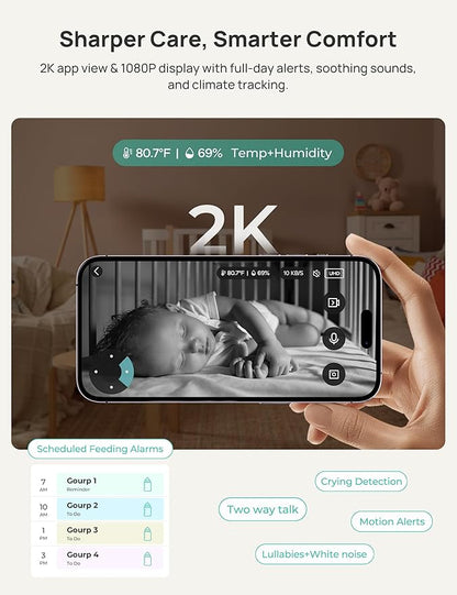 Dr.Care VistaView 5” Smart WiFi Baby Monitor - Image 5