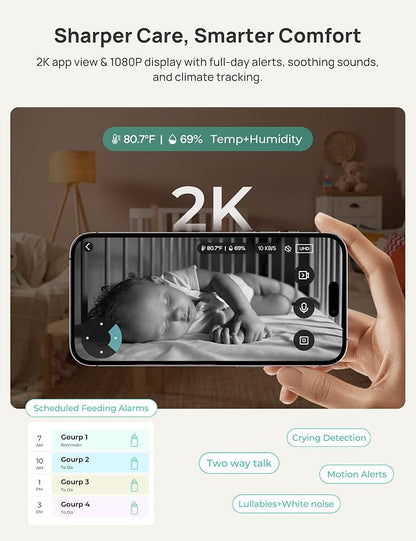 Dr.Care VistaView 5” Smart WiFi Baby Monitor - Image 6
