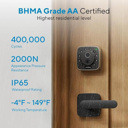 ULTRALOQ Bolt Fingerprint WiFi Smart Locks - Image 8