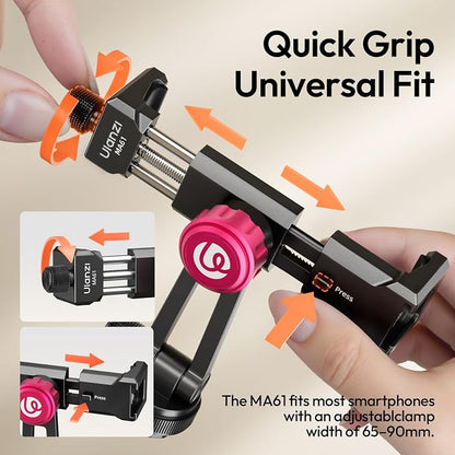ULANZI MA61 Metal Phone Tripod Mount - Image 3