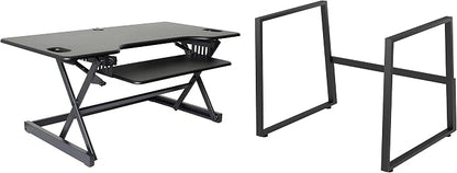 Rocelco 46" Large Height Adjustable Standing Desk BUNDLE by Rocelco
