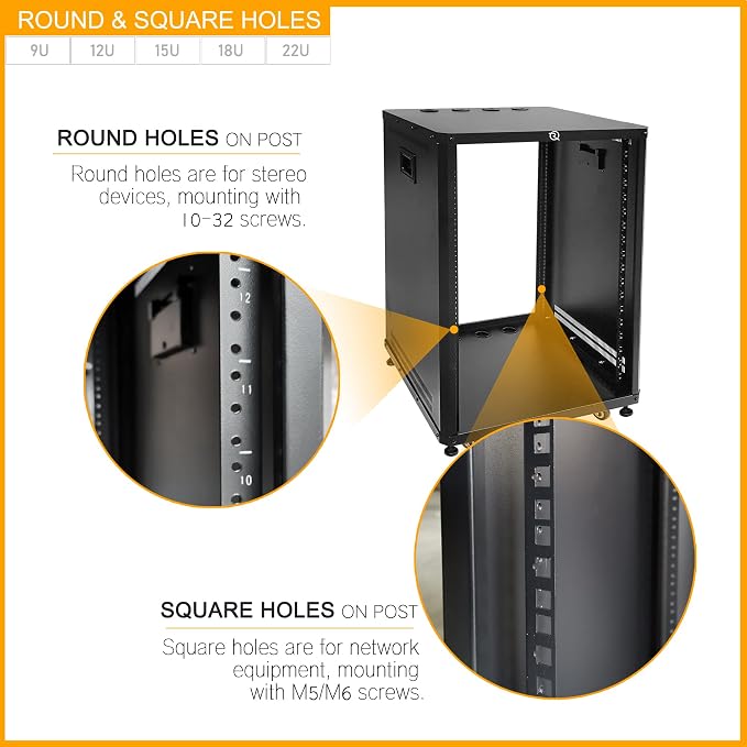 RIVECO POMU 6U Stereo & Studio Rack - Image 3