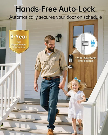 Built-in WiFi Smart Lock with 2 Knobs - Image 8
