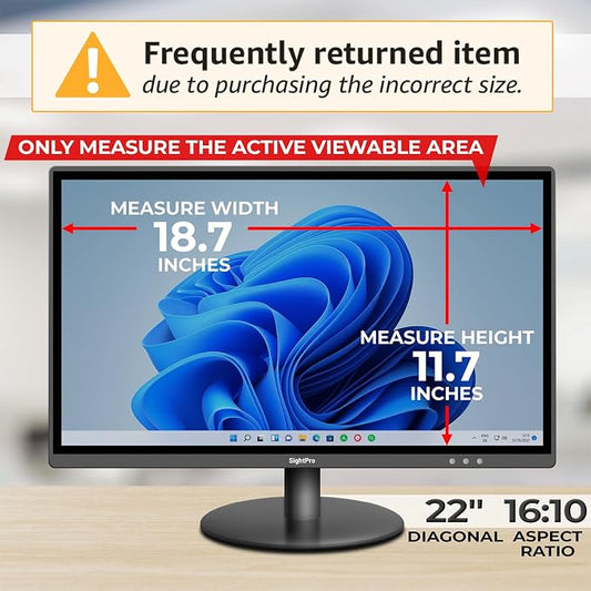 22 Inch 16:10 Computer Privacy Screen Filter - Image 2