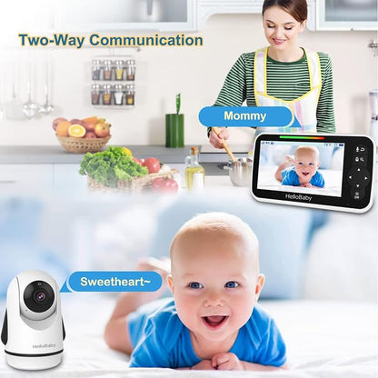 HelloBaby 5 Inch Video Baby Monitor - Image 6