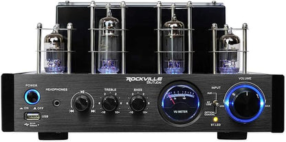 Rockville BluTube LED 70W Tube Amplifier Home Theater Stereo Receiver - Image 2