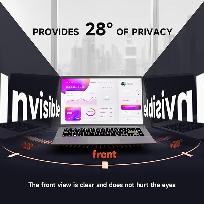 Mamol 14 Inch Laptop Privacy Screen - Image 3