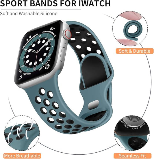 Lerobo Band Compatible with Apple Watch Band Ultra 2 49mm Ultra 3 Series 9 8 - Image 2