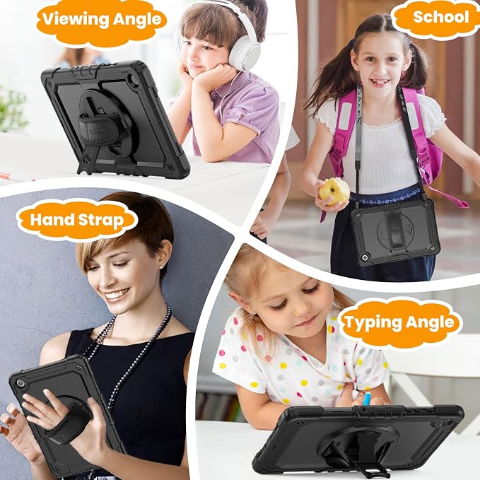 SEYMAC stock Case for Samsung Galaxy Tab A9 8.7'', Full-Body Drop Protection - Image 5