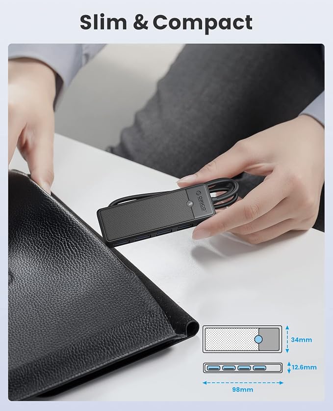 USB 3.0 Hub, ORICO 4-Port USB Hub - Image 7
