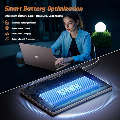 NIMO 15.6" FHD IPS Laptop, Intel N150, 16GB RAM 1TB SSD, Backlit Keyboard - Image 9