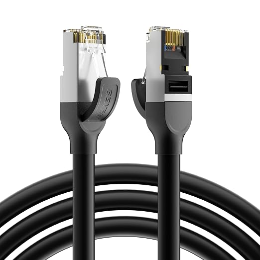 BENFEI Cat 7 Ethernet Cable 50FT, 10Gbps 600MHz High Speed RJ45 LAN Network by BENFEI